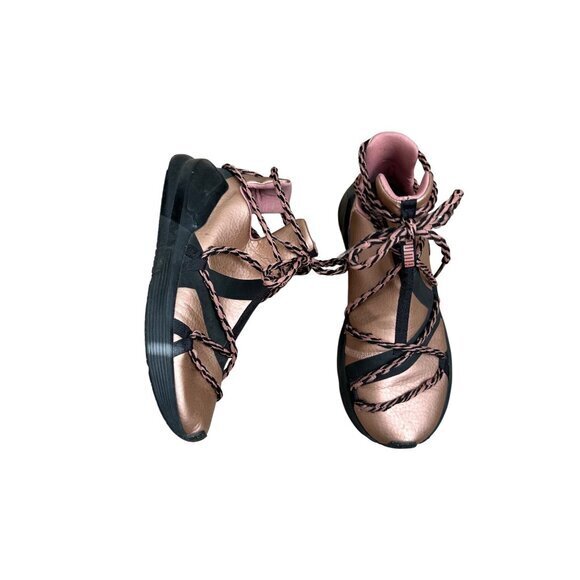 Puma Womens Strappy Metallic Bronze Athletic Sneakers 7.5 US - Picture 1 of 7